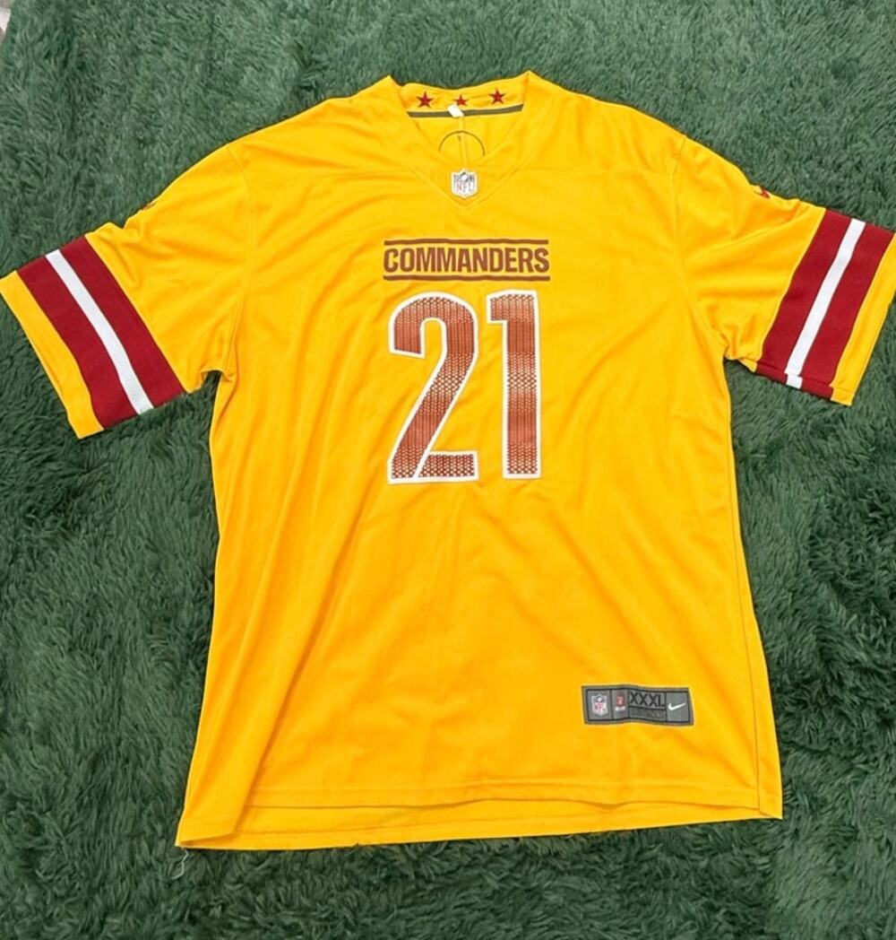Washington Commander Special edition Yellow Sean Taylor 90 Yr Nike XXXL Jersey